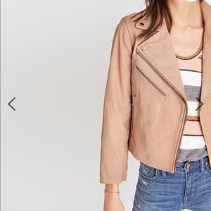 Madewell Cropped Leather Jacket